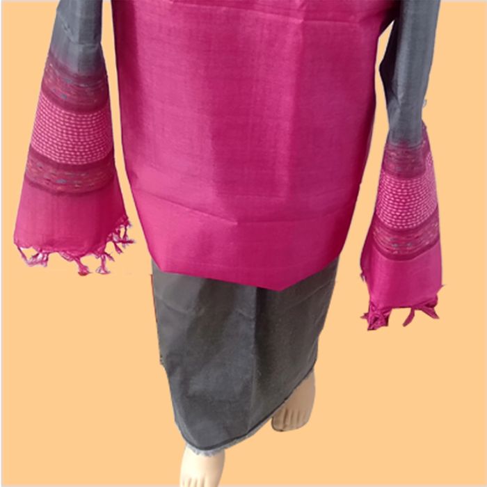 Tussar silk churidar hotsell set