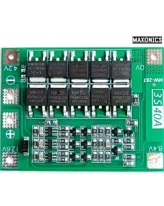 BMS 3S 40A 11.1V 18650  Li-ion Lithium Battery Protection Board 