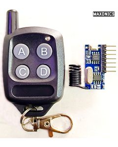 4Channel RF Remote Controls Remote Transmitter and Receiver Switch Module Wireless self Learning 433mhz RF