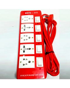 POWER STRIP 5 Universal Sockets with Power On/Off Switch and an LED Indicator(3Meter)