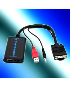 VGA +AUDIO To HDMI Converter Cable FY3116